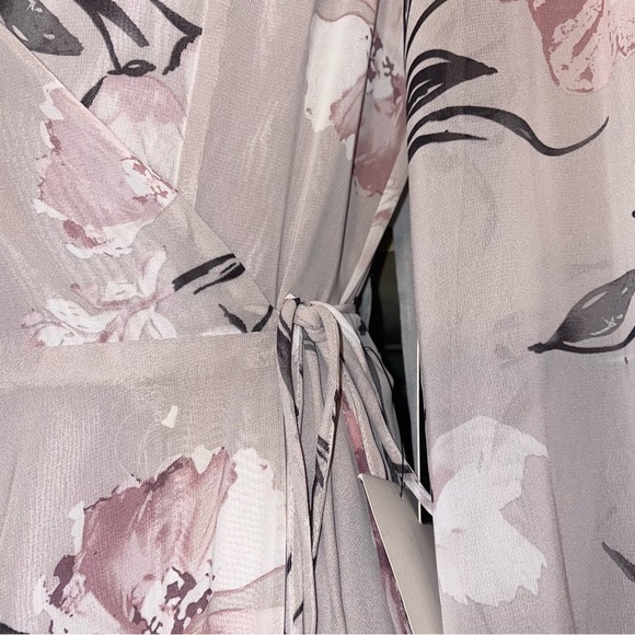 Lulus Dusty Purple Maxi Wrap Floral Dress - Picture 5 of 15